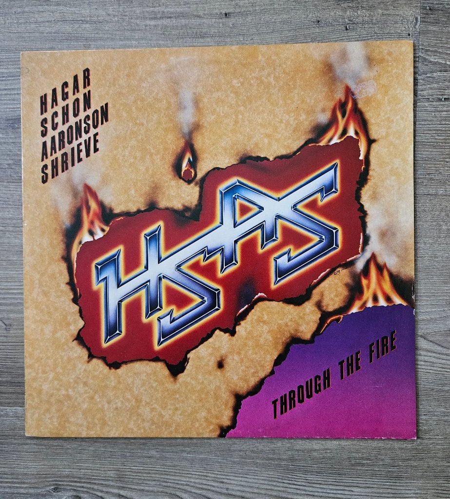 LP: HSAS - Through the fire, LP, Gebruikt, Hard Rock, Ophalen of Verzenden