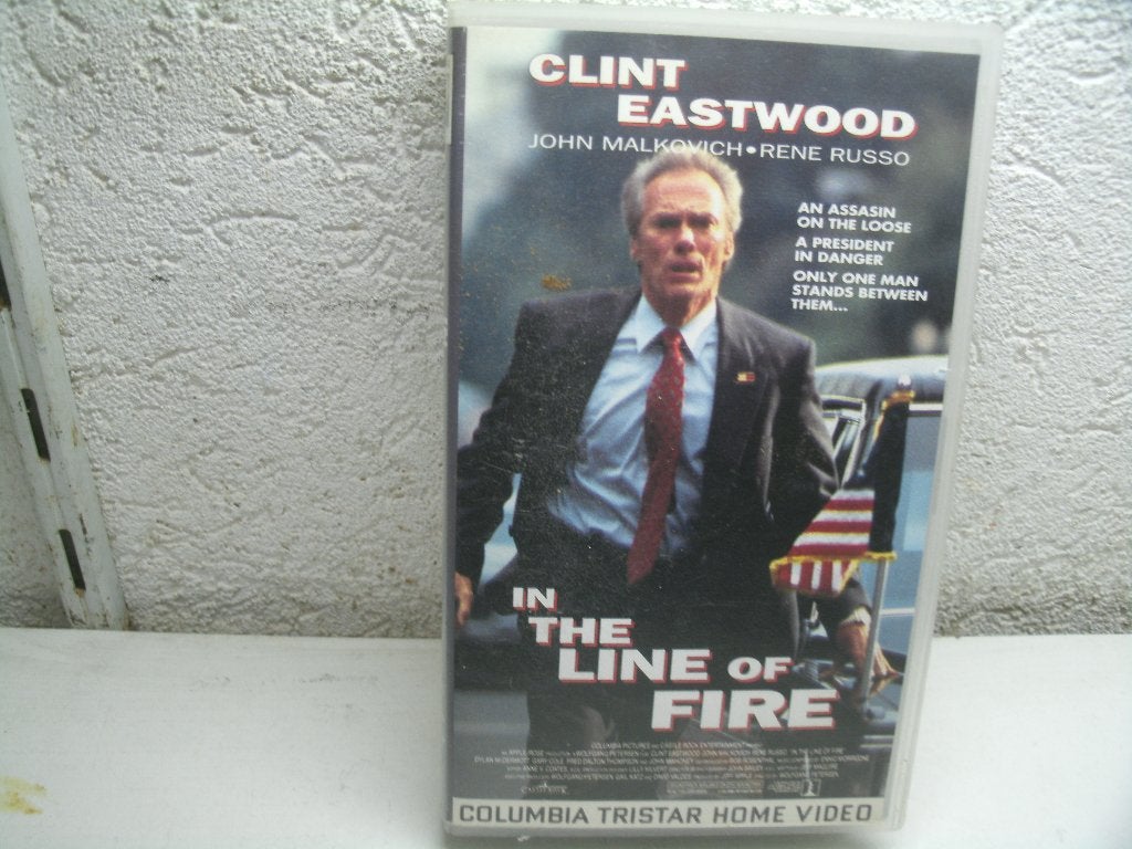 vhs 211b in the line of fire, Alle leeftijden, Ophalen of Verzenden, Zo goed als nieuw, Actie en Avontuur