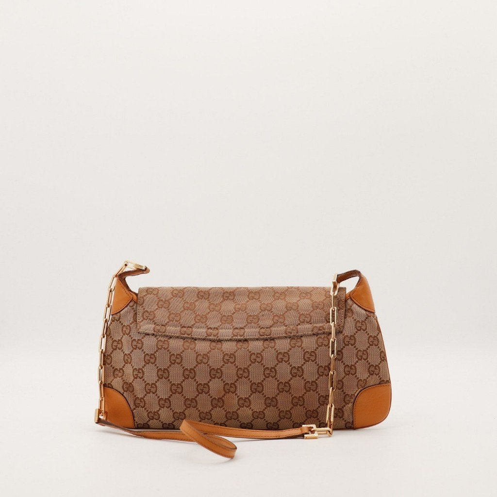 Gucci Jackie- clutch, Verzenden, Gebruikt, Bruin, Avondtasje