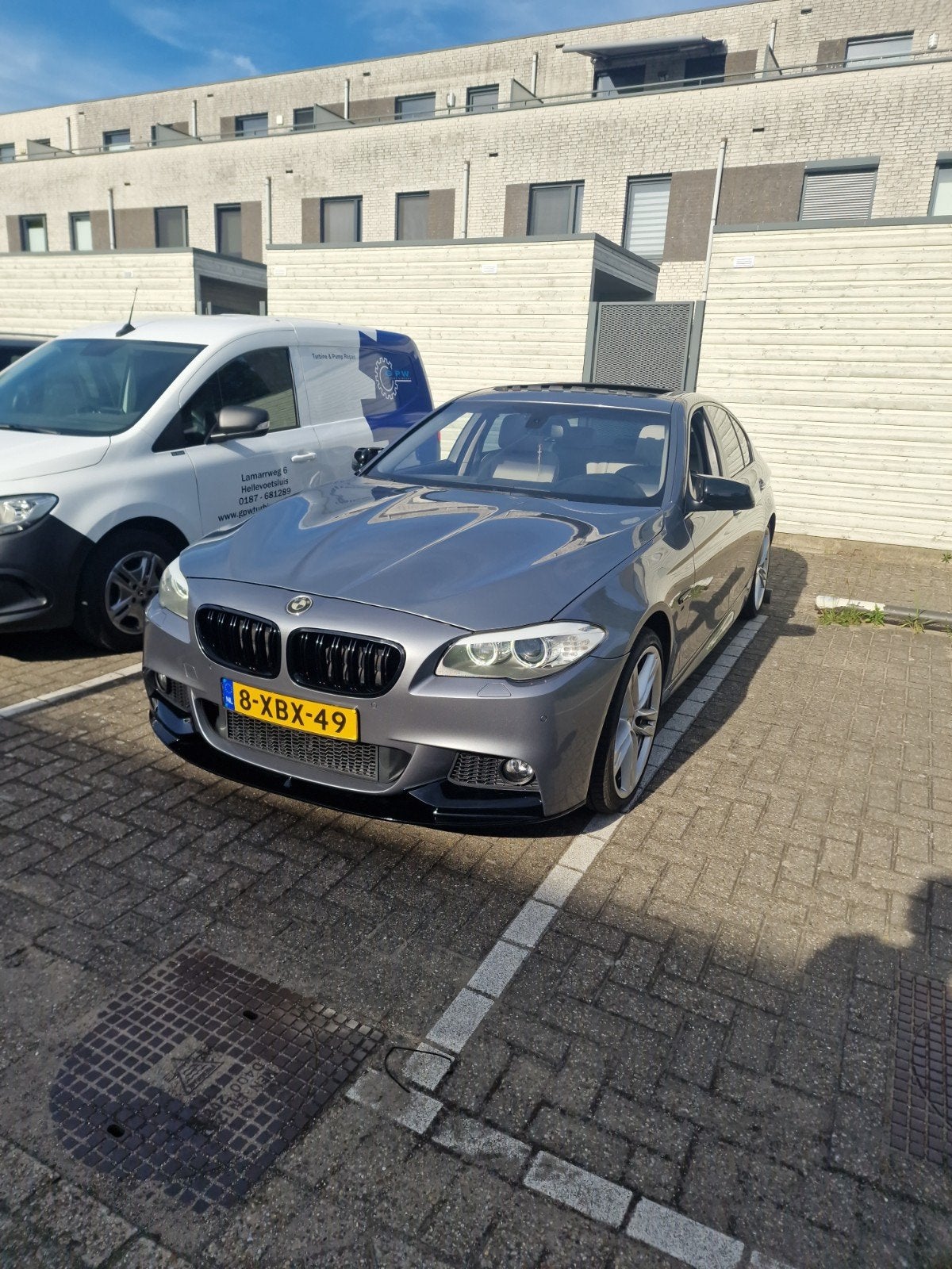 BMW 5-Serie 3.0 I 528 AUT 2010 Grijs, Auto's, Achterwielaandrijving, 2996 cc, Particulier, Sedan