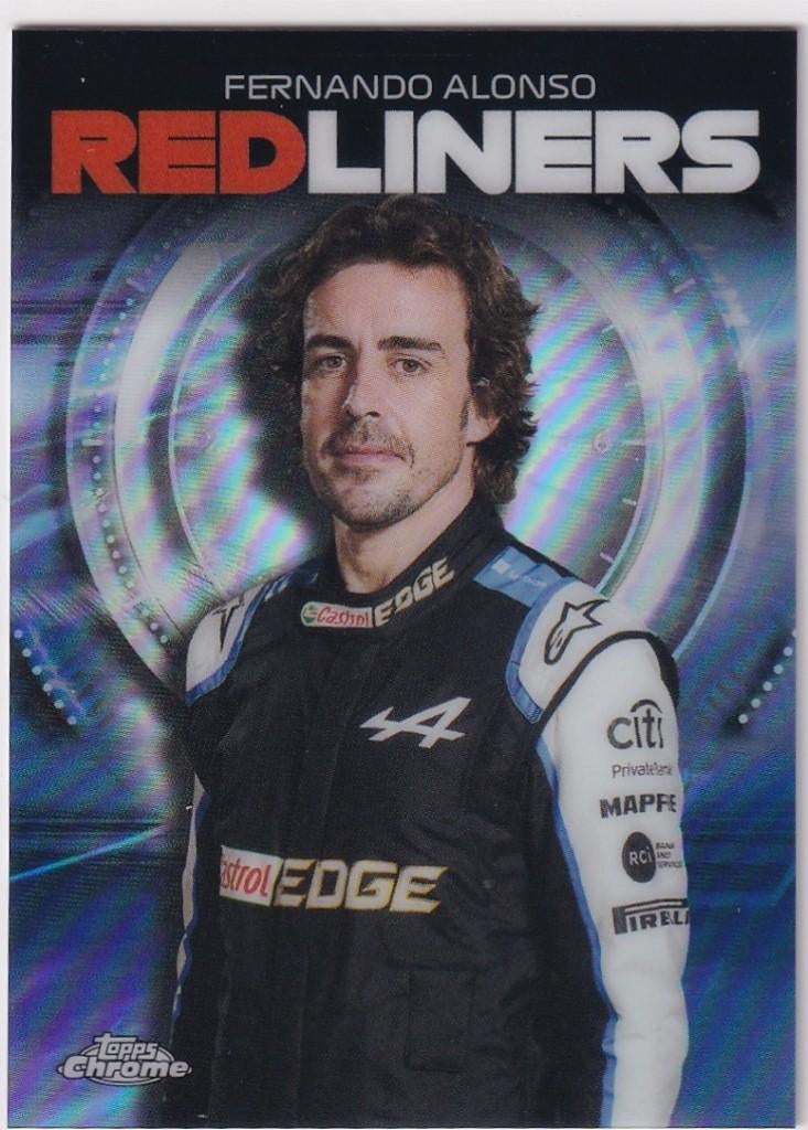 Fernando Alonso Red Liners Refractor #RL-6, Verzenden, Nieuw, Formule 1