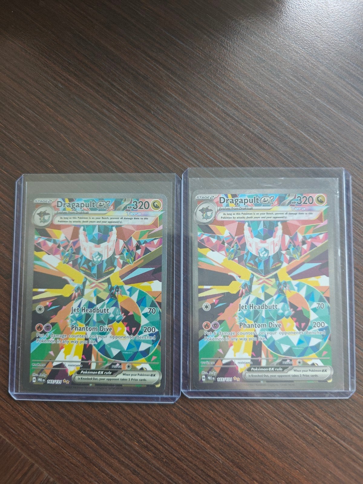 Dragapult EX PRE 165 2 stuks, Ophalen of Verzenden, Nieuw