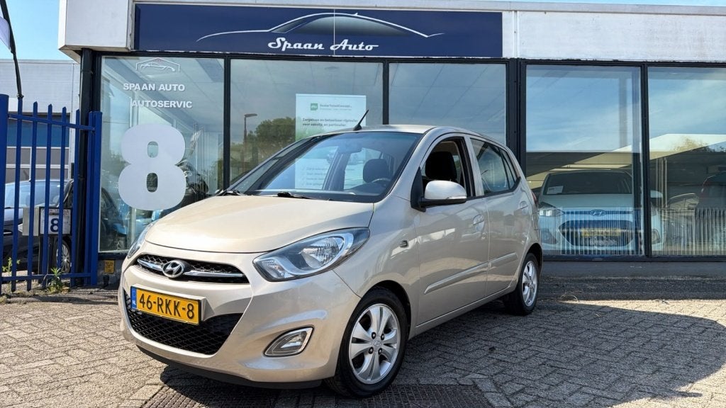 Hyundai i10 1.2 i-Catcher l Cruise l Airco l LM velgen, Voorwielaandrijving, Euro 5, Gebruikt, 31 €/maand