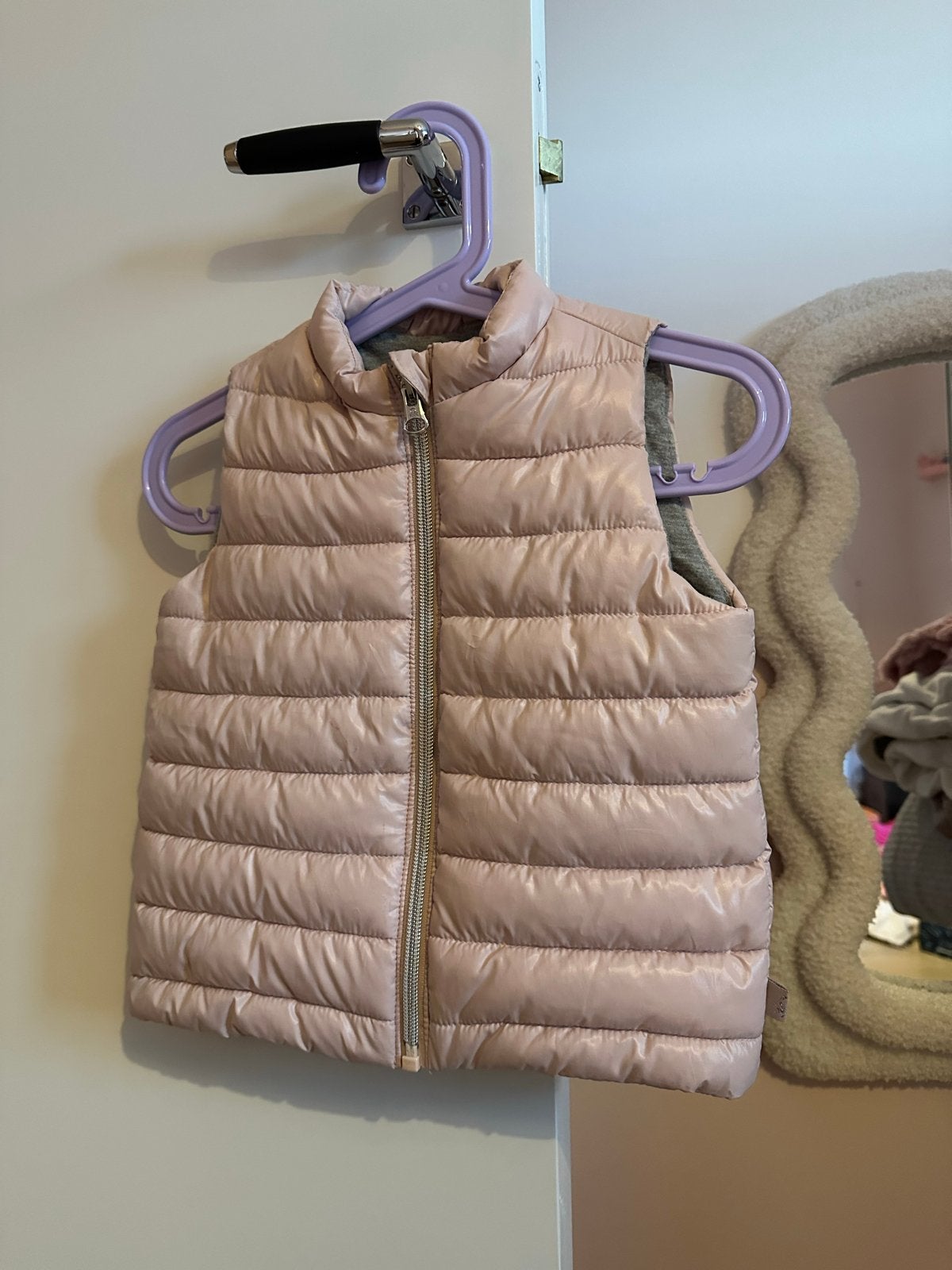 United Colors of Benetton Roze Bodywarmer - Maat 74, Ophalen of Verzenden, Zo goed als nieuw, Jongetje of Meisje, Jasje