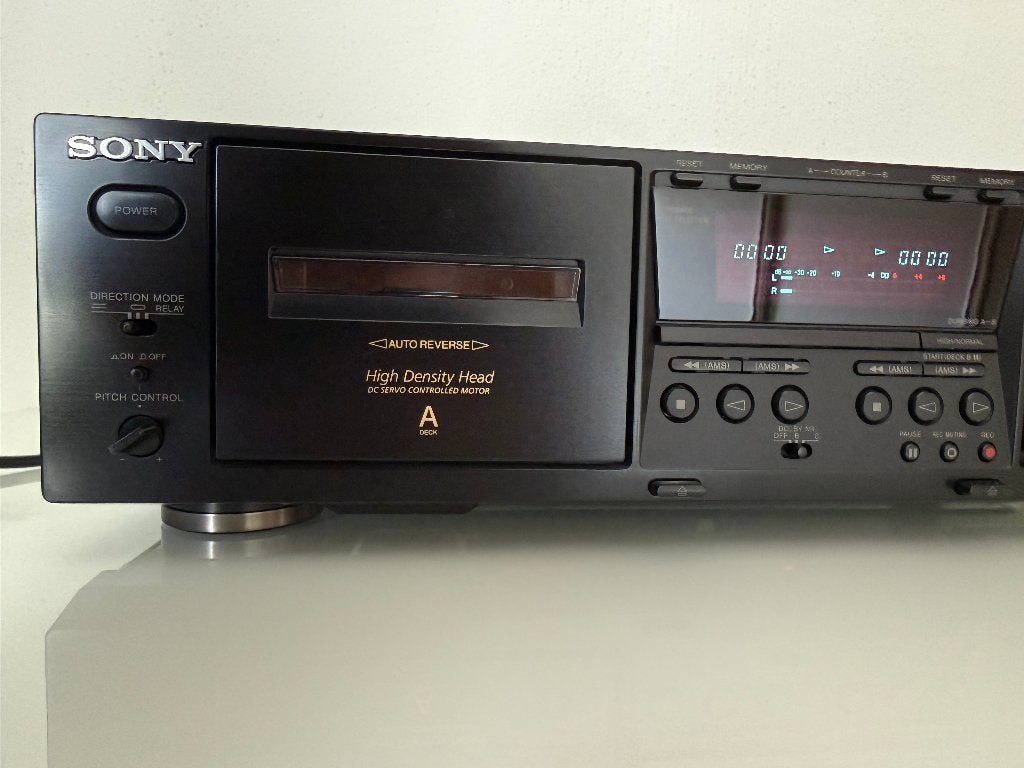 Sony TC-WE475 dubbel cassettedeck, Audio, Tv en Foto, Cassettedecks, Ophalen, Dubbel, Sony, Tiptoetsen