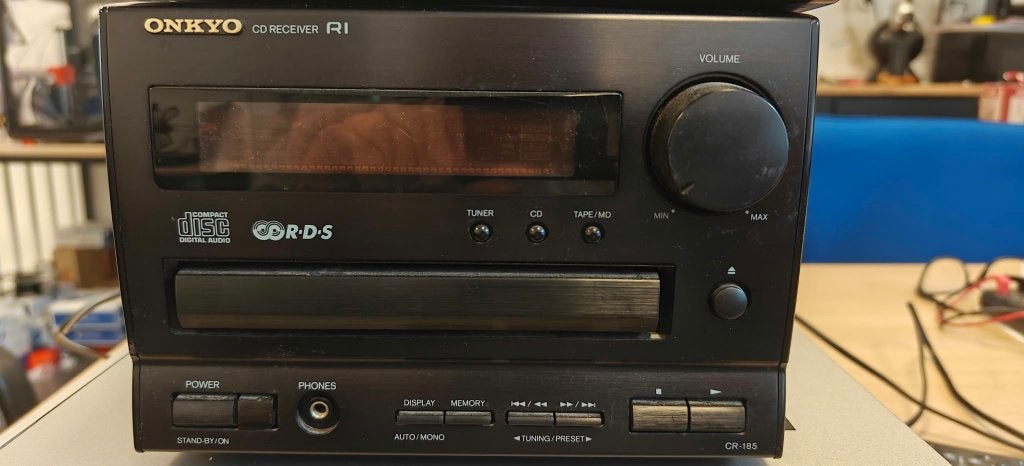ONKYO CD RECEIVER CR-185, Gebruikt, Ophalen of Verzenden, Onkyo, Minder dan 60 watt