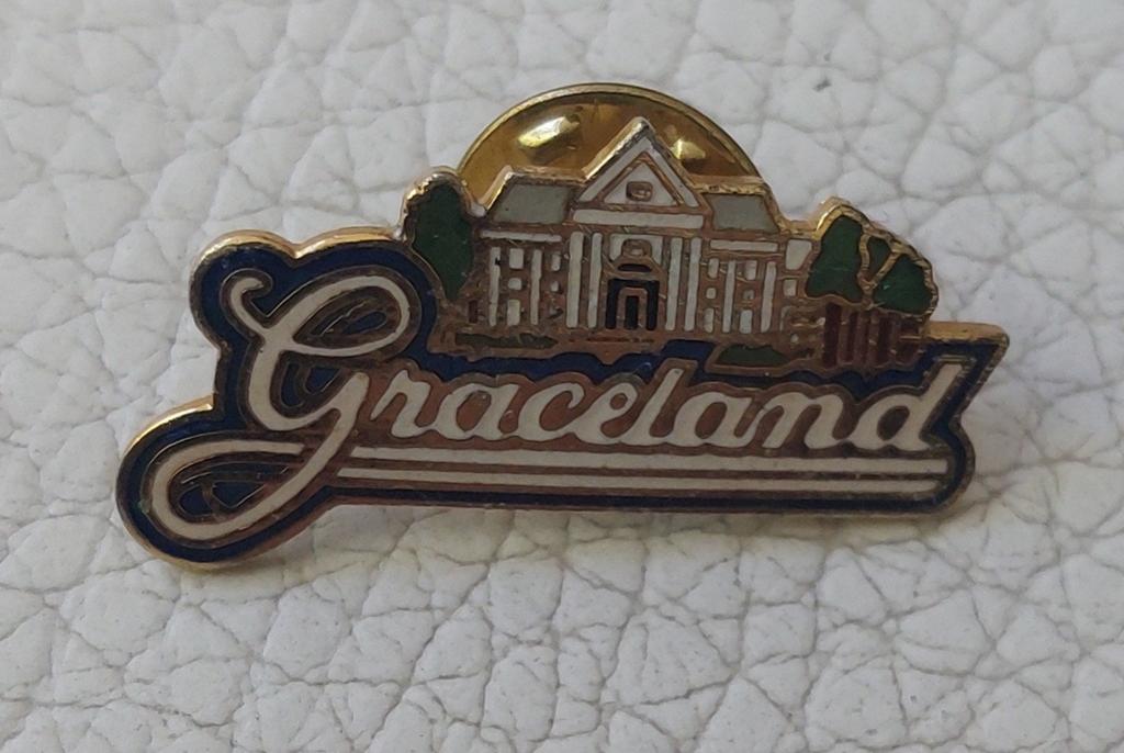 Graceland Pin - Elvis Presley's Huis, Verzamelen, Ophalen of Verzenden, Gebruikt, Stad of Land, Speldje of Pin