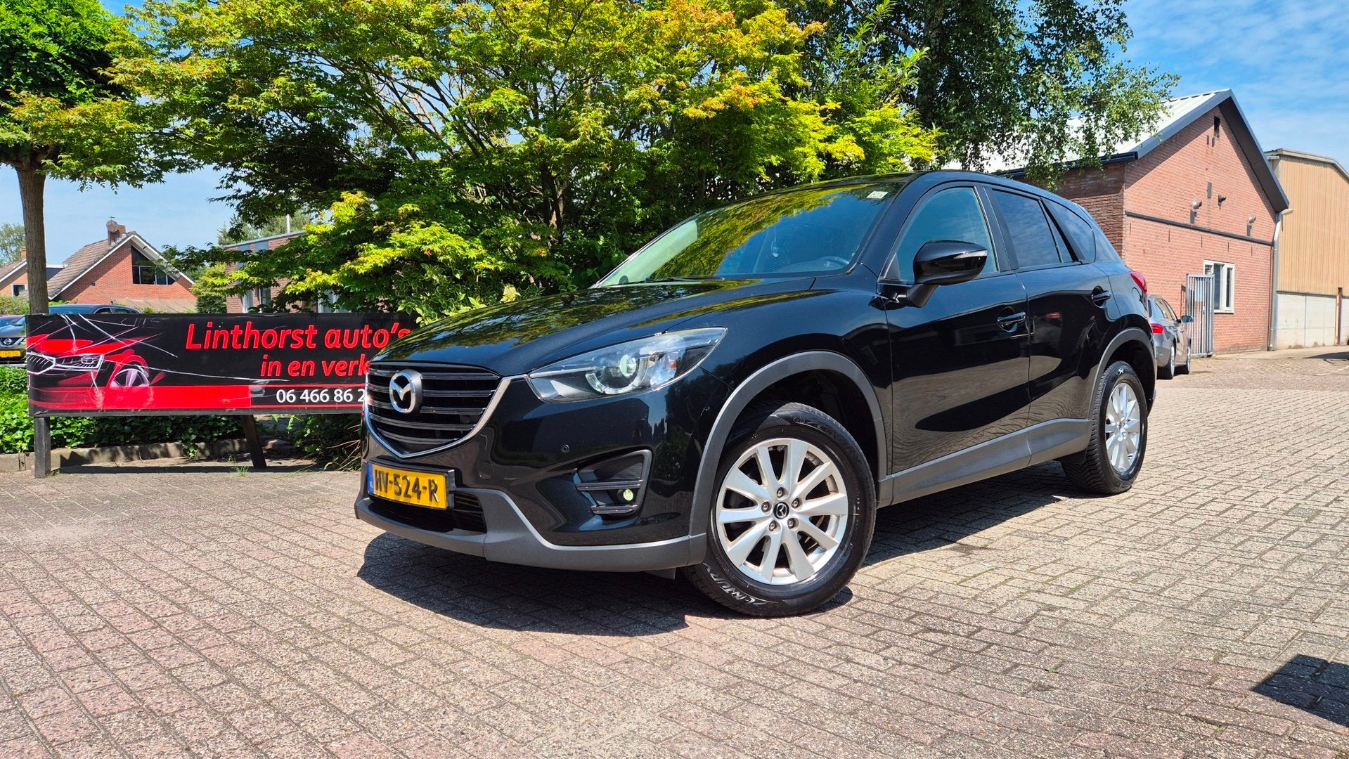 Mazda CX-5 2.2d SkyActiv-D 150 TS+ 2WD-LEDER-NAVI-CLIMA-2016, Auto's, Gebruikt, 4 cilinders, 2191 cc, Bedrijf