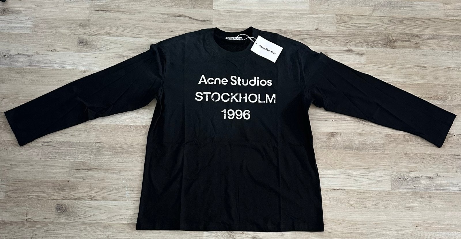 Acne Studios Stockholm 1996 Longsleeve Zwart, Kleding | Heren, Ophalen of Verzenden, Nieuw, Maat 52/54 (L), Zwart