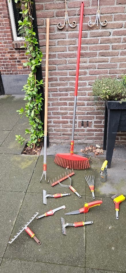 Wolf Garten multi-star tuingereedschap verticuteerhark etc., Ophalen