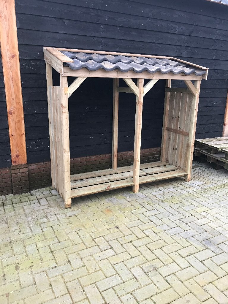 Geïmpregneerd Houthok | Houtopslag | haardhout | 2 vaks, Minder dan 3 m³, Ophalen of Verzenden, Overige houtsoorten, Blokken