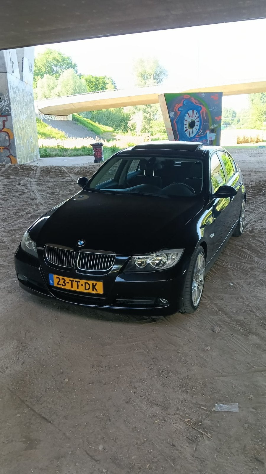 BMW 3-Serie 2.5 I 325 AUT 2007 Zwart, Auto's, BMW, Automaat, 745 kg, Achterwielaandrijving, 2497 cc
