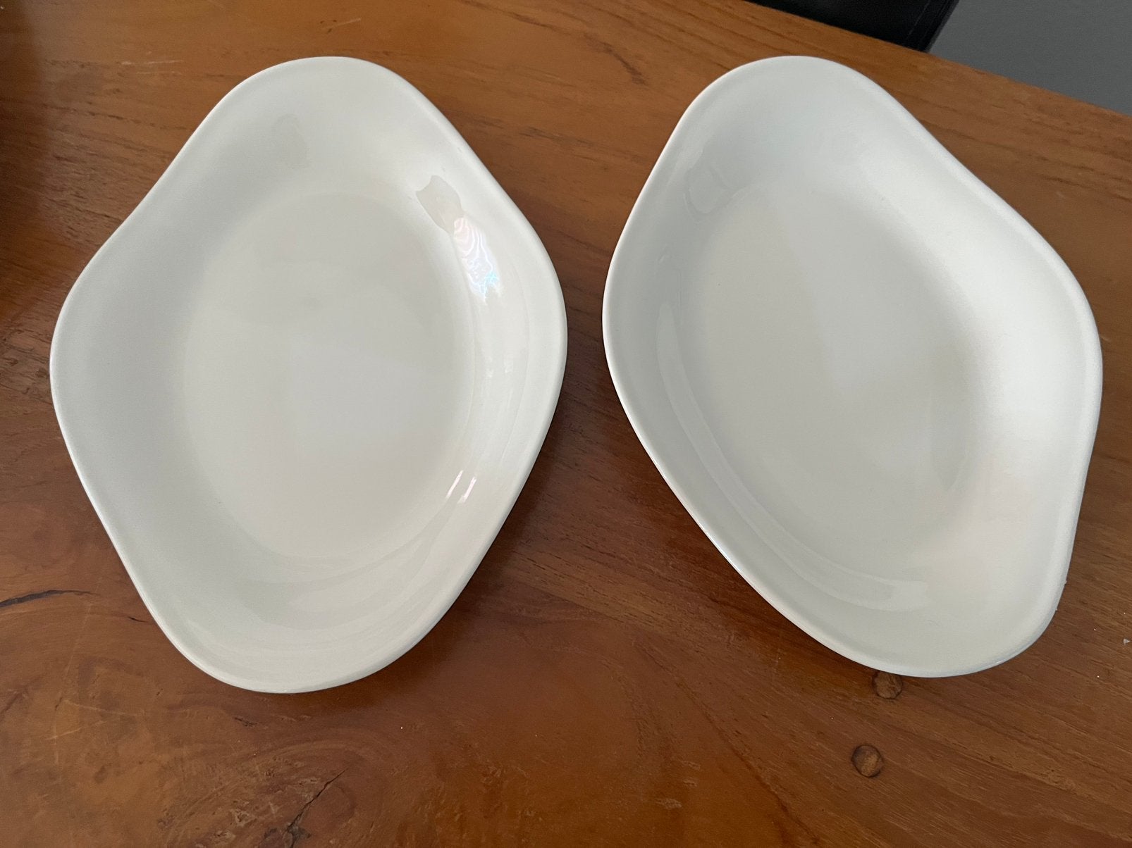 Wedgwood Traditional Plain kleine schaaltjes/bordjes ovaal, Ophalen of Verzenden, Zo goed als nieuw, Wedgwood
