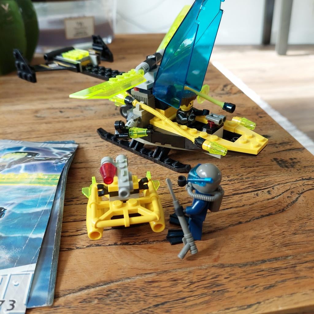 Lego Alpha Team Helikopter en Onderzeeër, Gebruikt, Overige thema's, Lego, Ophalen of Verzenden