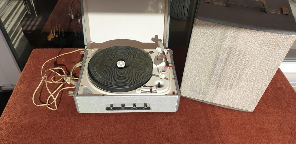Vintage Garrard 4HF Platenspeler - Jaren '50, Overige merken, Gebruikt, Automatisch, Ophalen of Verzenden