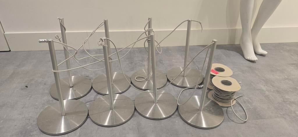 8 Absolute afzetpaaltjes (40 cm hoog) met extra elastiek, Ophalen, Zo goed als nieuw