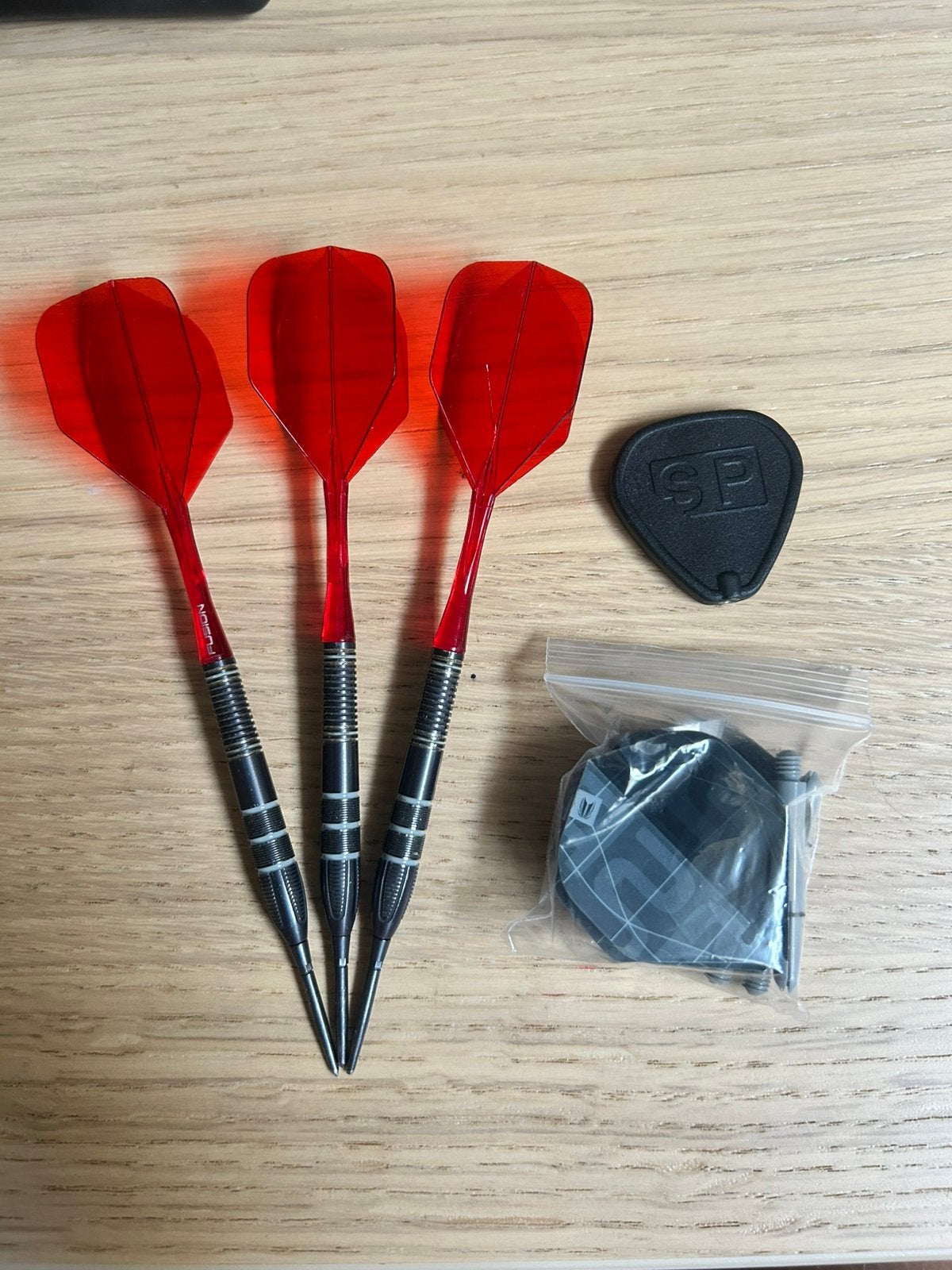 Target Nathan Aspinall x Echo Swiss Point 90% - Dartpijlen, Verzenden, Zo goed als nieuw, Pijlen