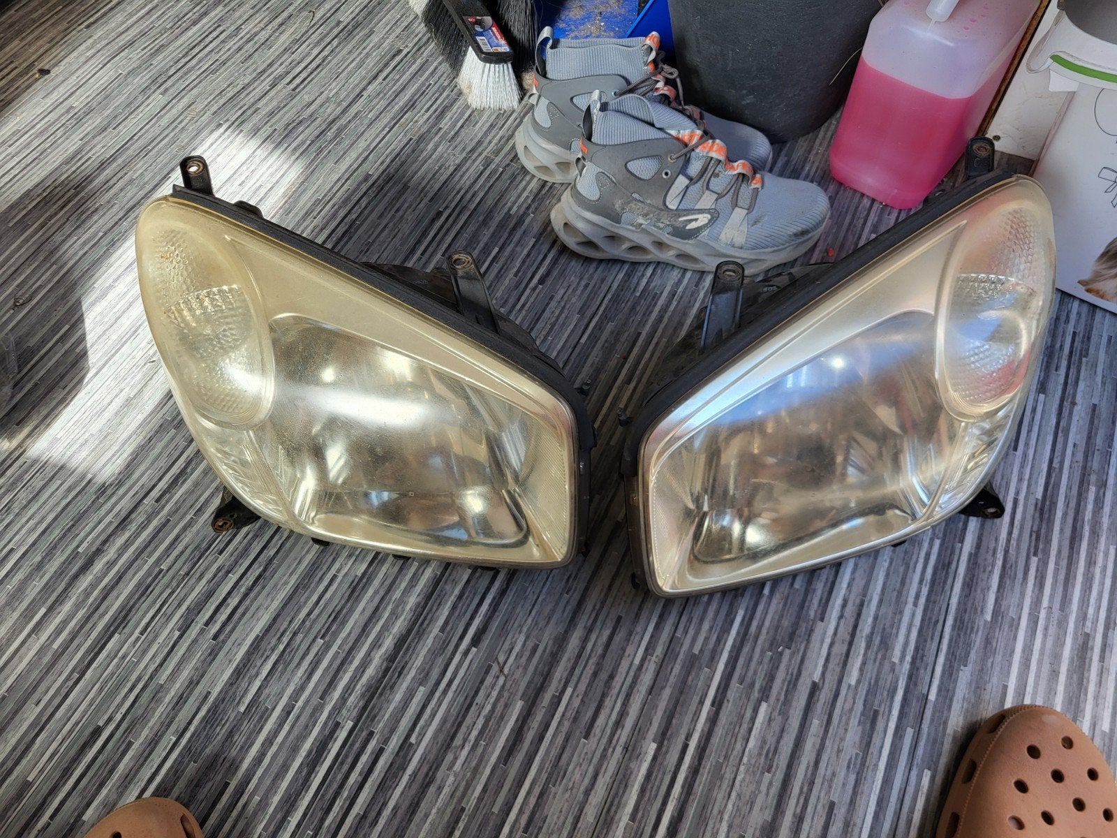 Toyota RAV4 (2e gen, vanaf 2005) Koplampen - Gebruikt, Ophalen of Verzenden, Gebruikt, Toyota