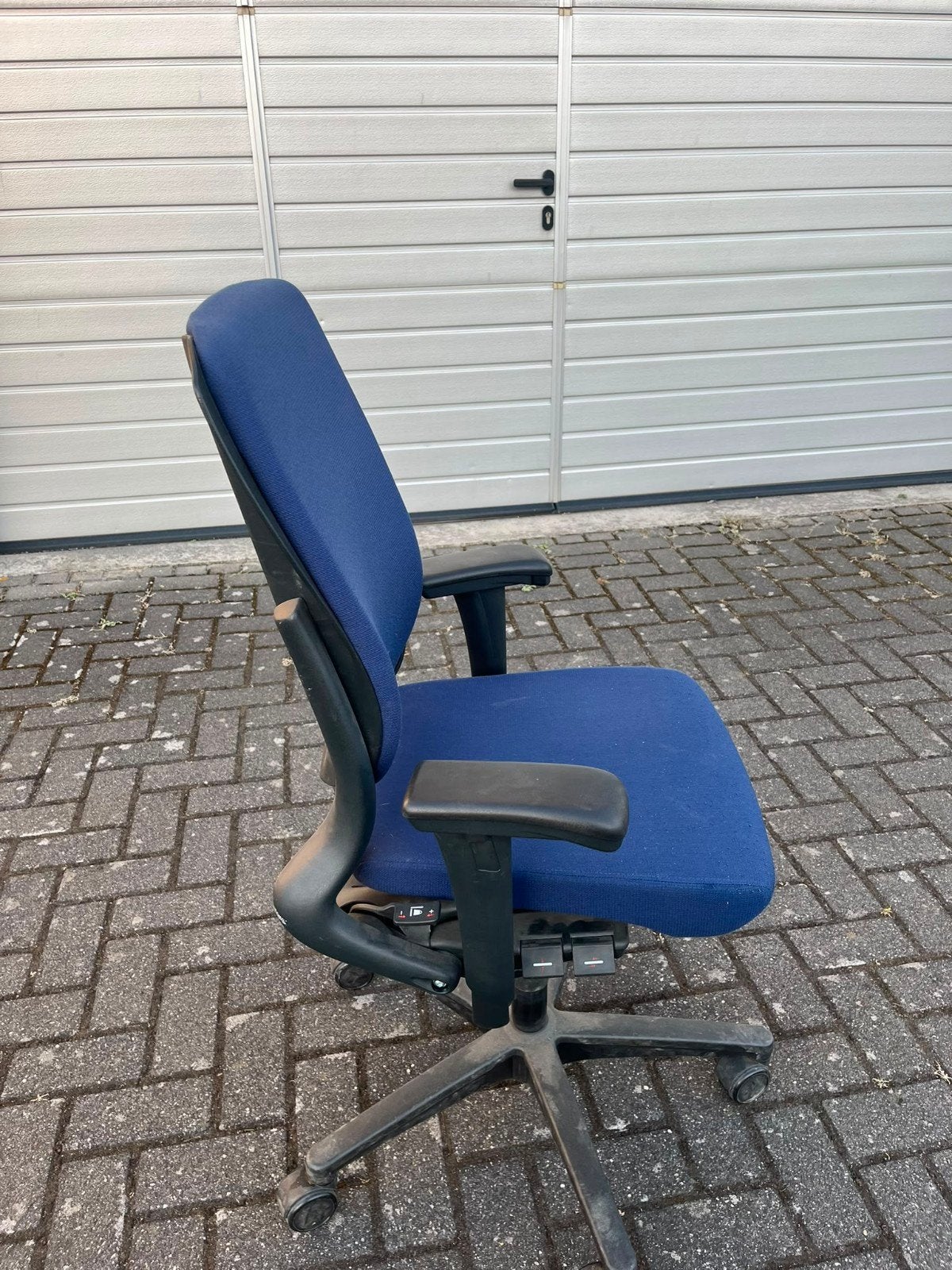 bureaustoel, Ophalen, Gebruikt, Zwart