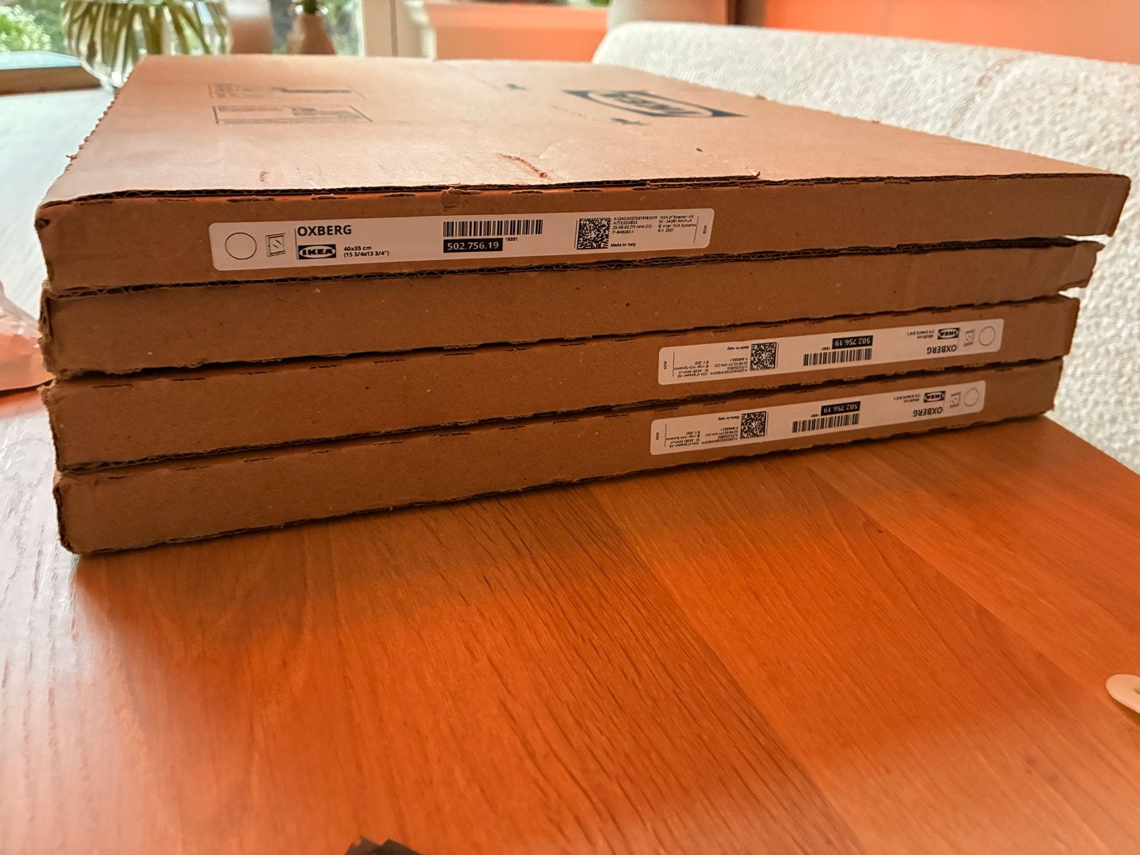 4 Nieuwe IKEA OXBERG Deuren (40x35 cm), Minder dan 50 cm, Nieuw, Ophalen of Verzenden, Minder dan 25 cm