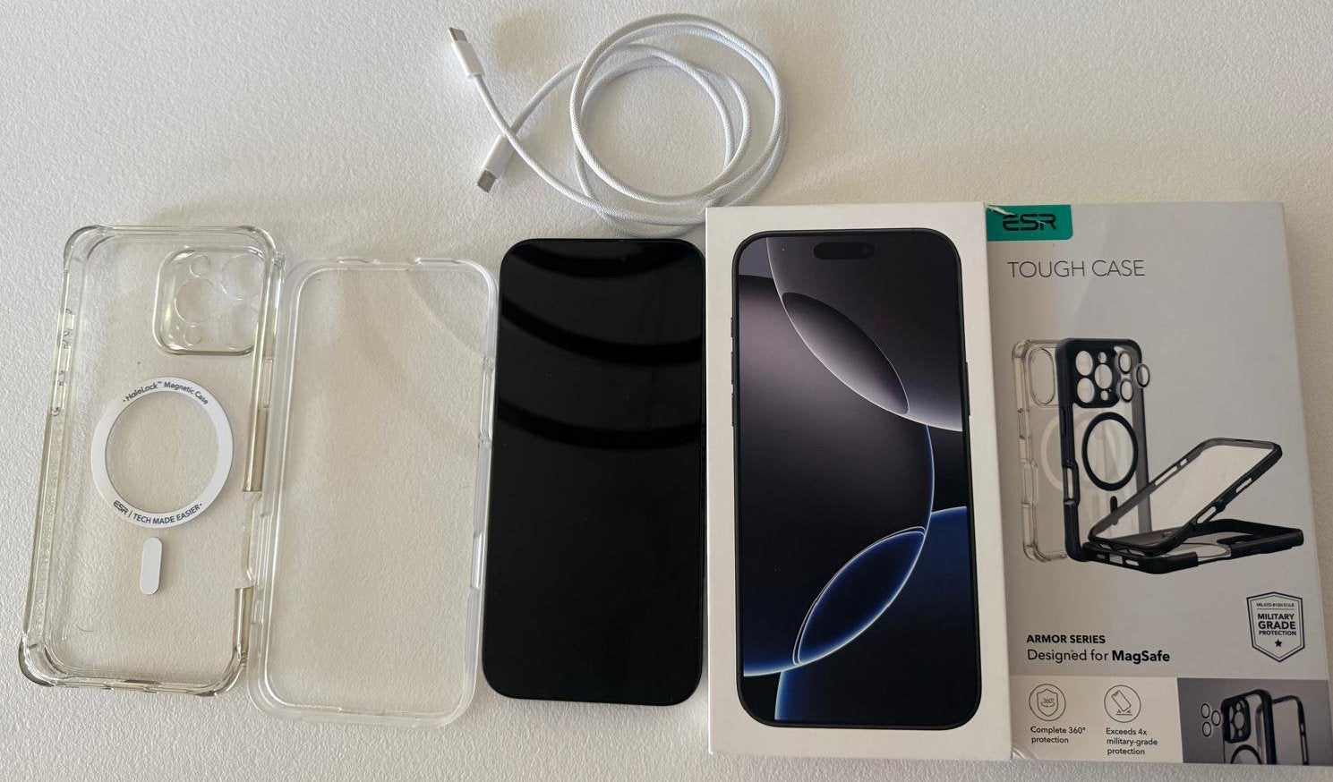 Iphone 16 Pro Max 256GB/Black Titanium Garantie tot dec 2026, Ophalen of Verzenden, Zo goed als nieuw, Overige typen