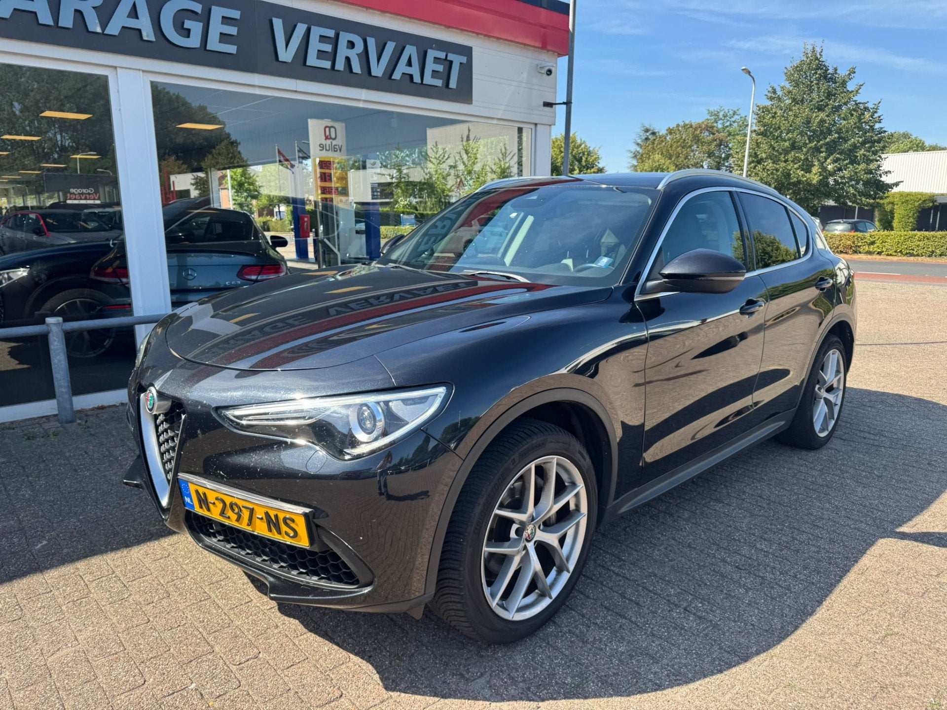 Alfa Romeo Stelvio 2.0 T AWD Super (bj 2018, automaat), Auto's, Alfa Romeo, Automaat, 4 cilinders, Automatische klimaatregeling