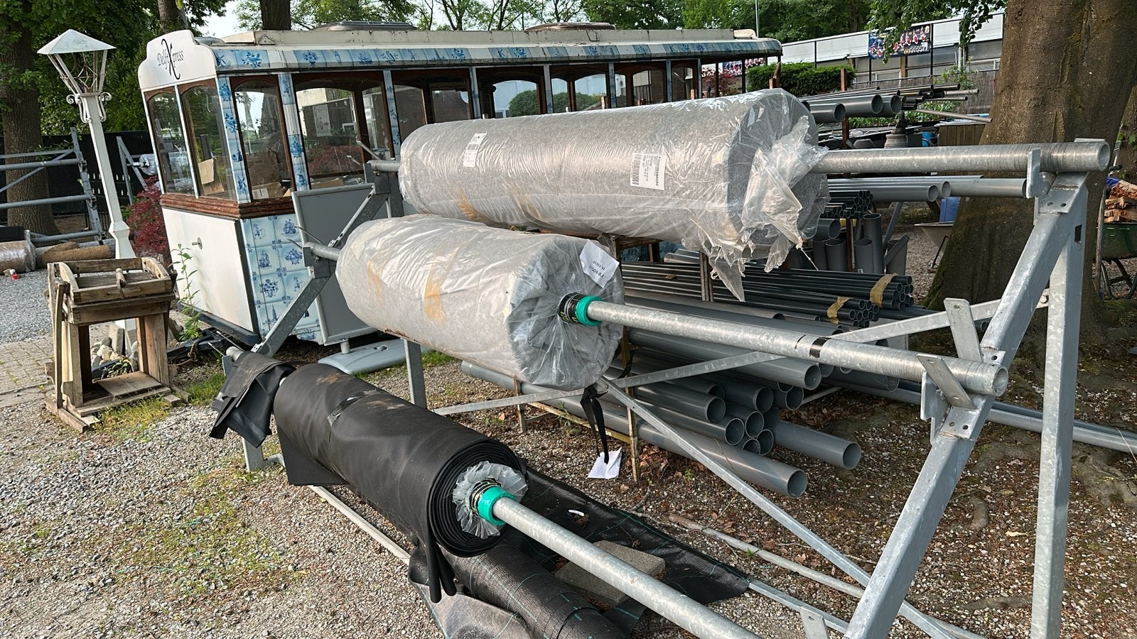 Nieuw EPDM vijverfolie 7 x 8,4 meter - Alleen afhalen, Ophalen, Nieuw