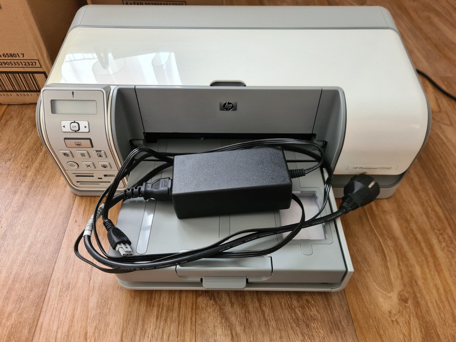 HP Photosmart D5160 Fotoprinter met CD/DVD print-functie, Ophalen, Gebruikt, Fotoprinter, Kleur printen