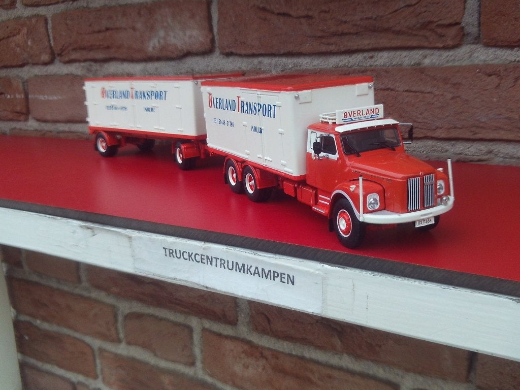Tekno  Scania  LS 76  van  Overland., Ophalen of Verzenden, Nieuw, Bus of Vrachtwagen, Tekno