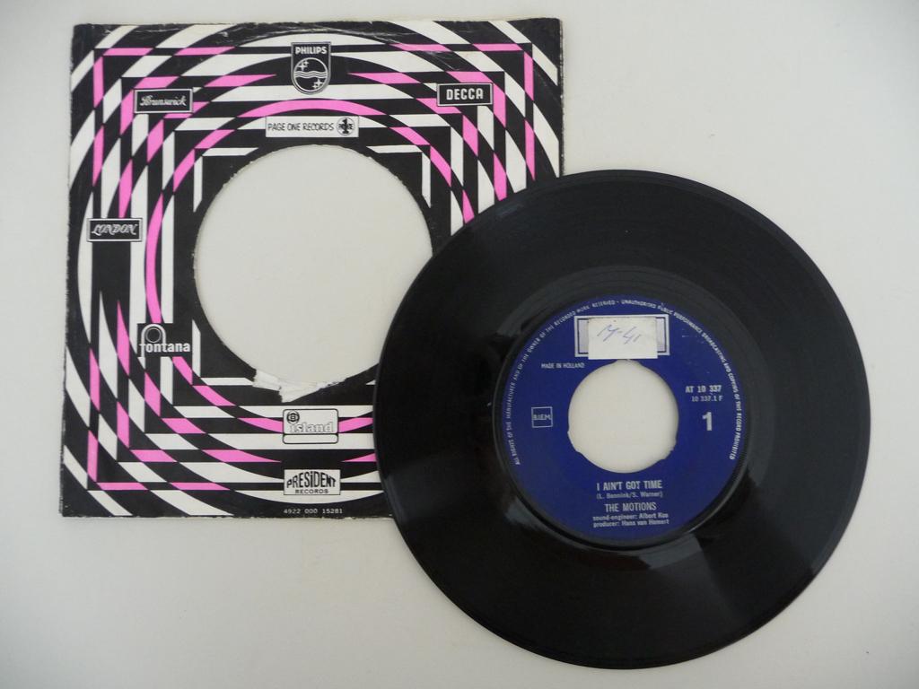 single THE MOTIONS -I AIN'T GOT TIME- DECCA RECORDS, 1968, Ophalen of Verzenden, Gebruikt, Pop