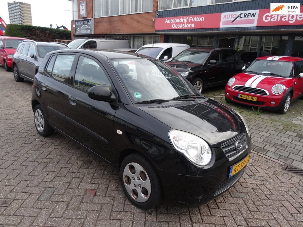 Kia Picanto Kia Picanto 1.1 X-tra5drs/Airco/ELRamen/95kmNAP, Auto's, Gebruikt, 4 cilinders, 400 kg, Zwart