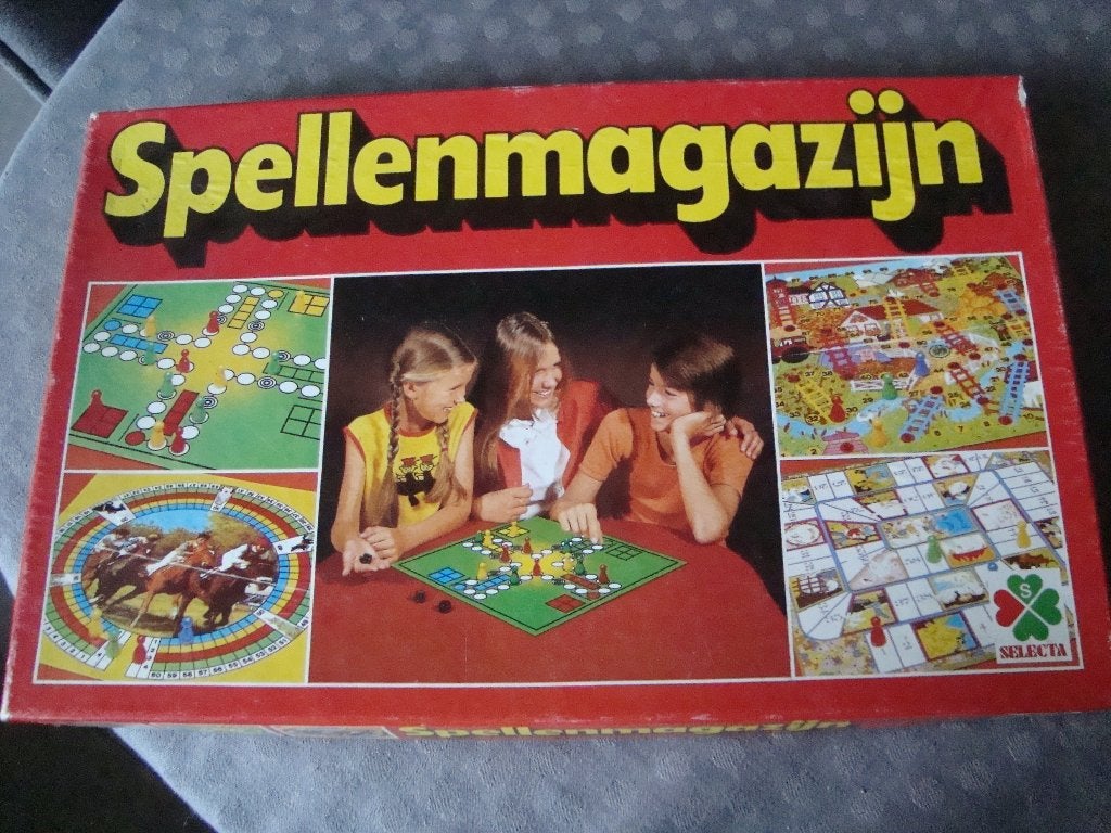 Spellenmagazijn 4 spellen in doos, Ophalen of Verzenden, Zo goed als nieuw