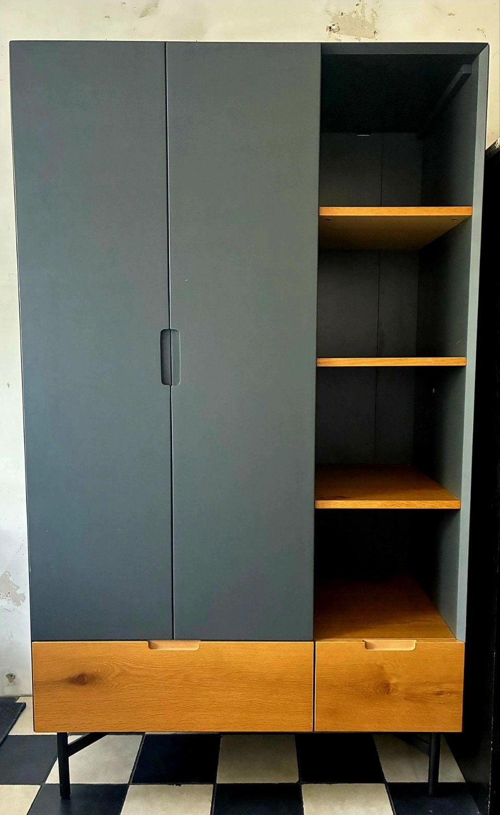 La Redoute design opbergkast / tv meubel set ZGS!, 150 tot 200 cm, Zo goed als nieuw, Modern, Met deur(en)