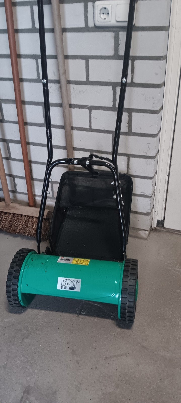 Handgrasmaaier met opvangzak - Best Budget Buy, Kooimesmaaier, Ophalen, 30 t/m 39 cm, Opvangzak