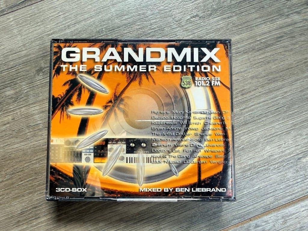 3 cd box Ben Liebrand GRANDMIX summer edition, Cd's en Dvd's, Ophalen of Verzenden, Gebruikt
