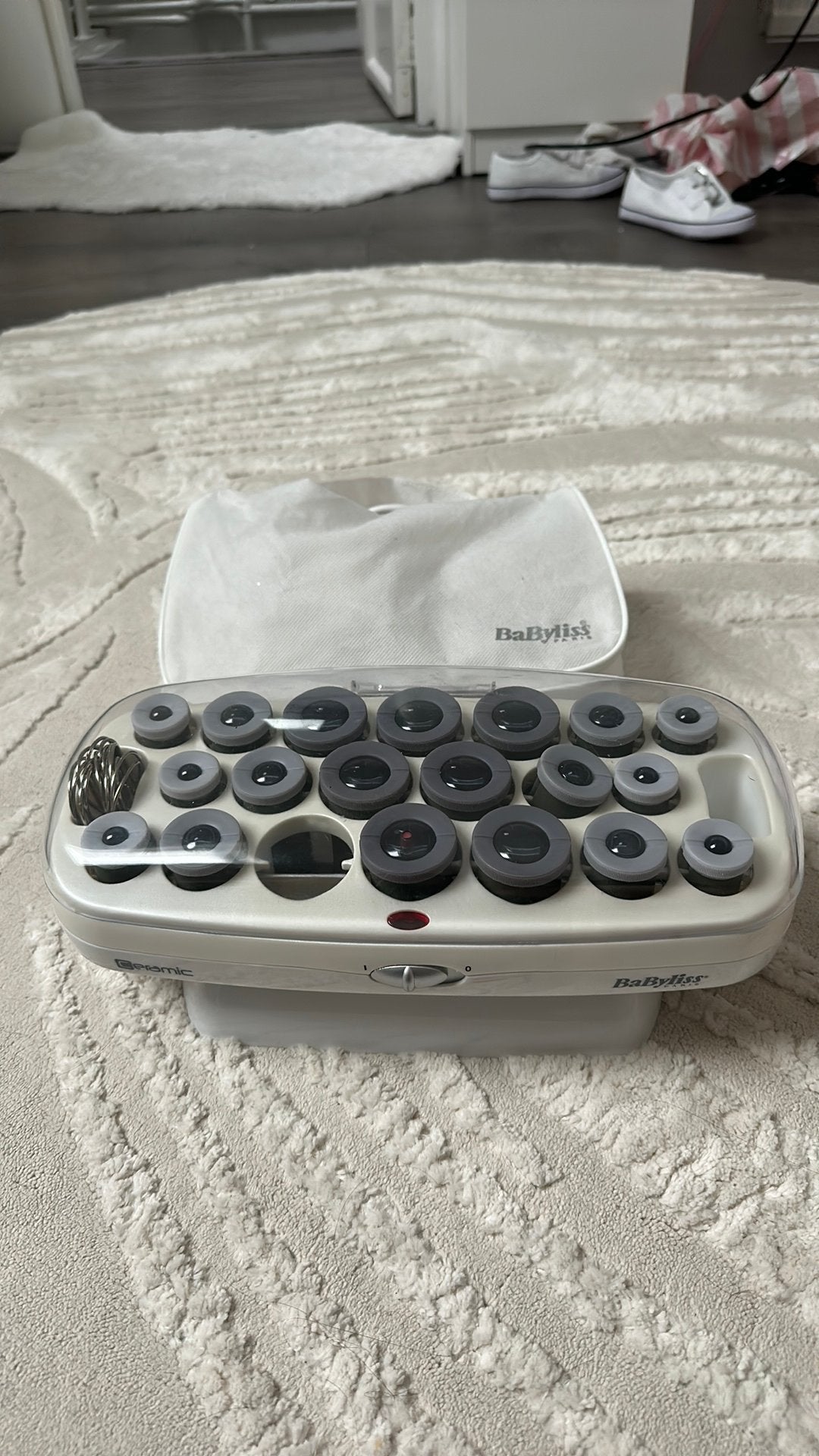 BaByliss Pro Ceramic Hot Rollers - Krulset, Ophalen of Verzenden, Gebruikt, Haarverzorging
