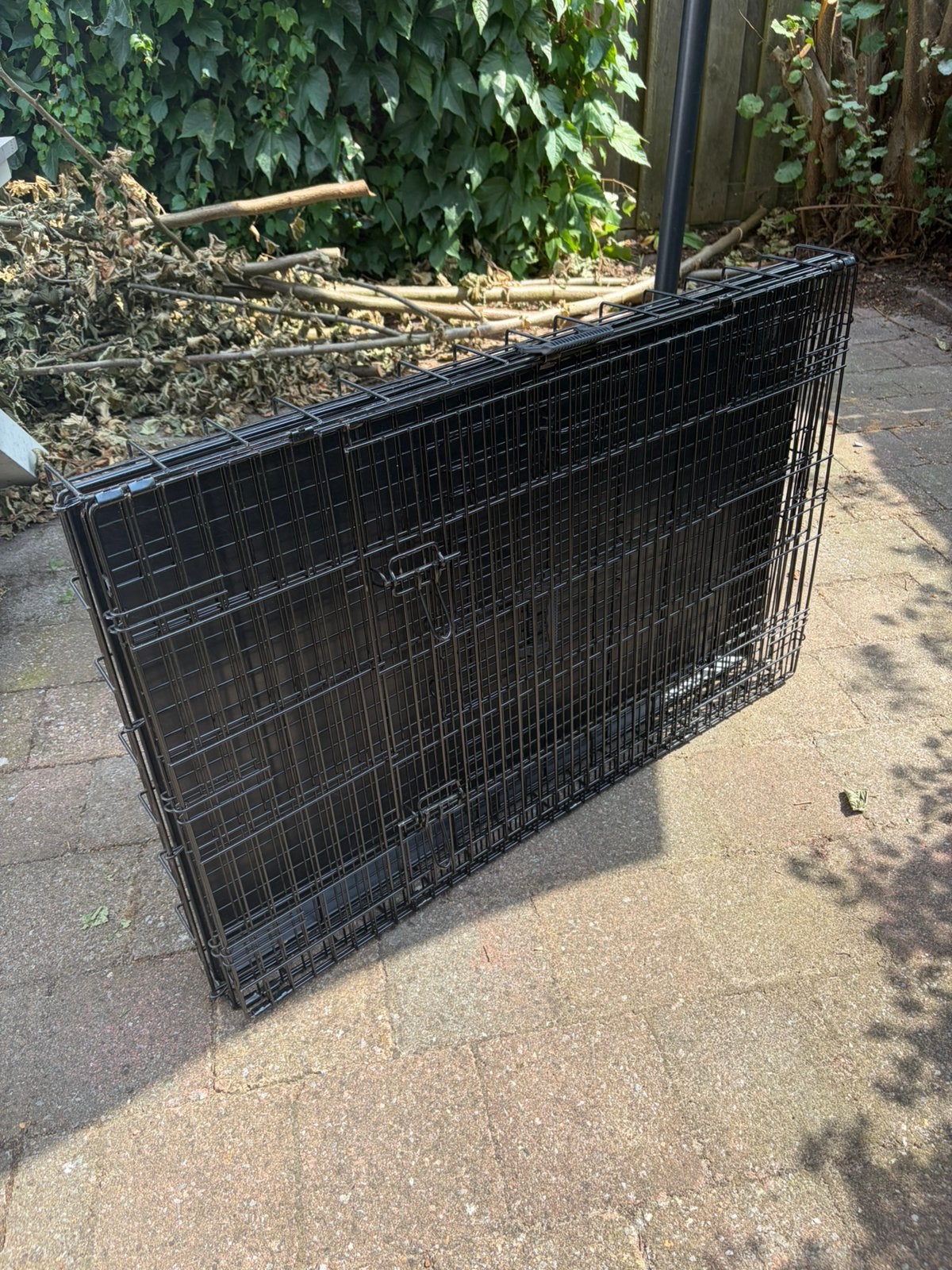 Zwarte hondenbench, Ophalen, Gebruikt, 65 tot 100 cm, Hondenhok