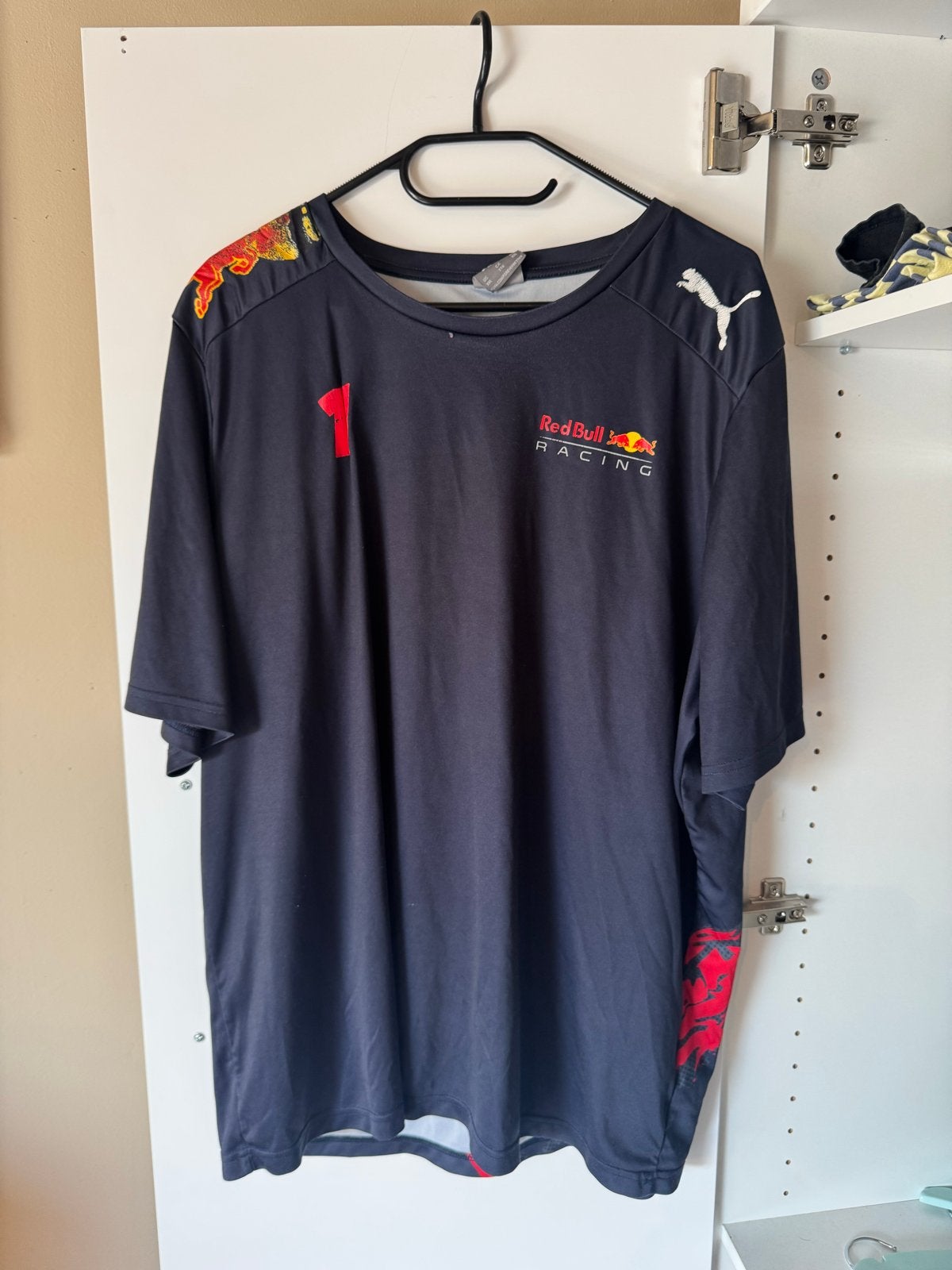 Max Verstappen T-shirt - Officieel product - Maat XXL, Ophalen of Verzenden, Gedragen, Overige maten, Zwart