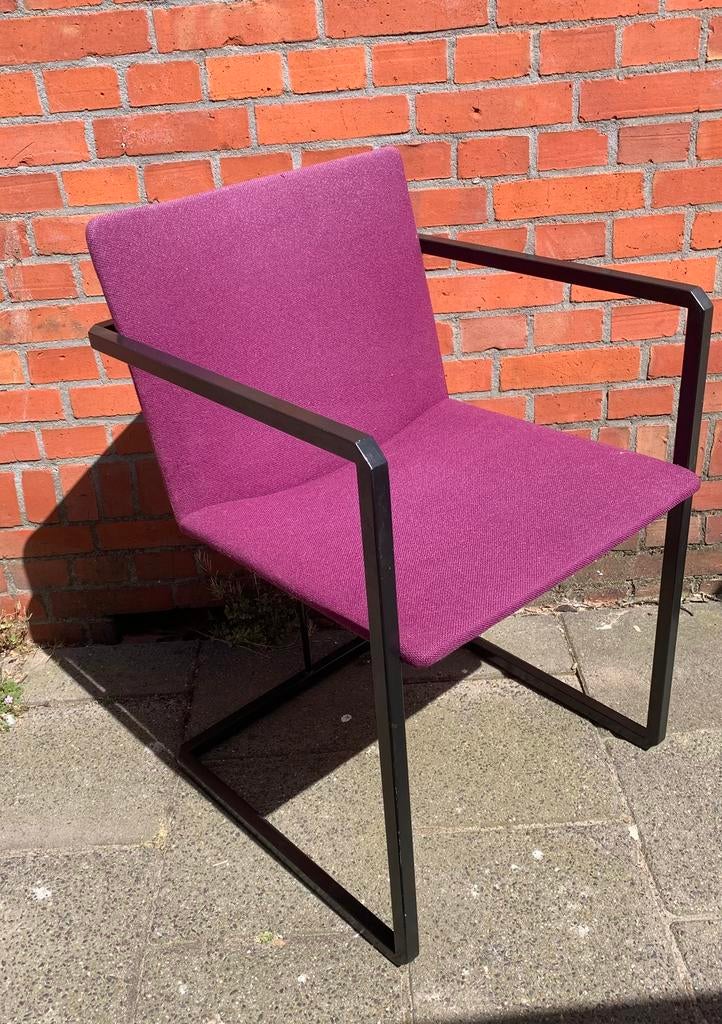 Twee Post-Moderne stoelen collectie Hennie de Jong vintage, Ophalen, Twee, Zwart, Zo goed als nieuw