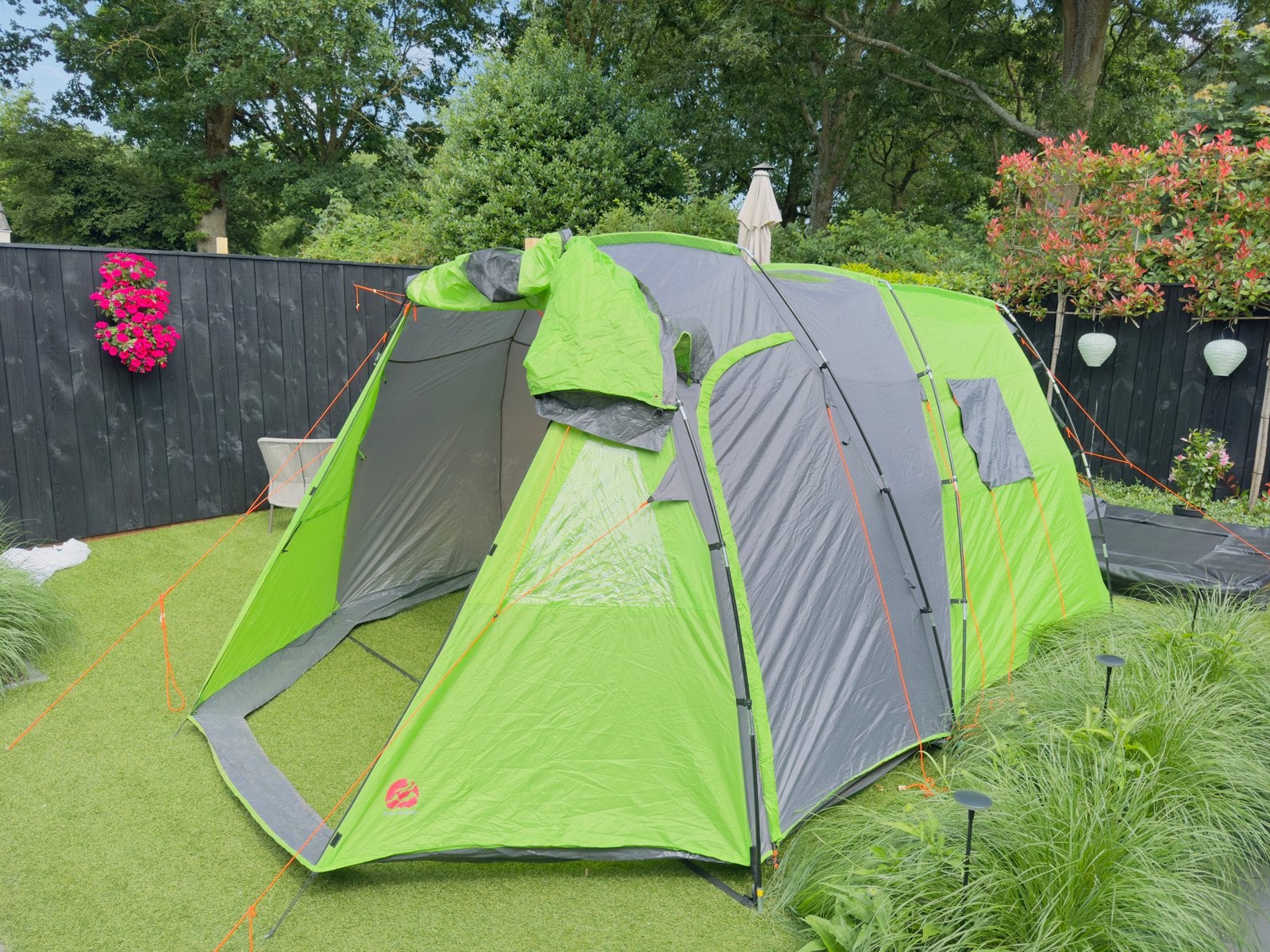Fun Camp Funneltent 4-persoons - Ruime familietent, Ophalen, Gebruikt, Tot en met 4
