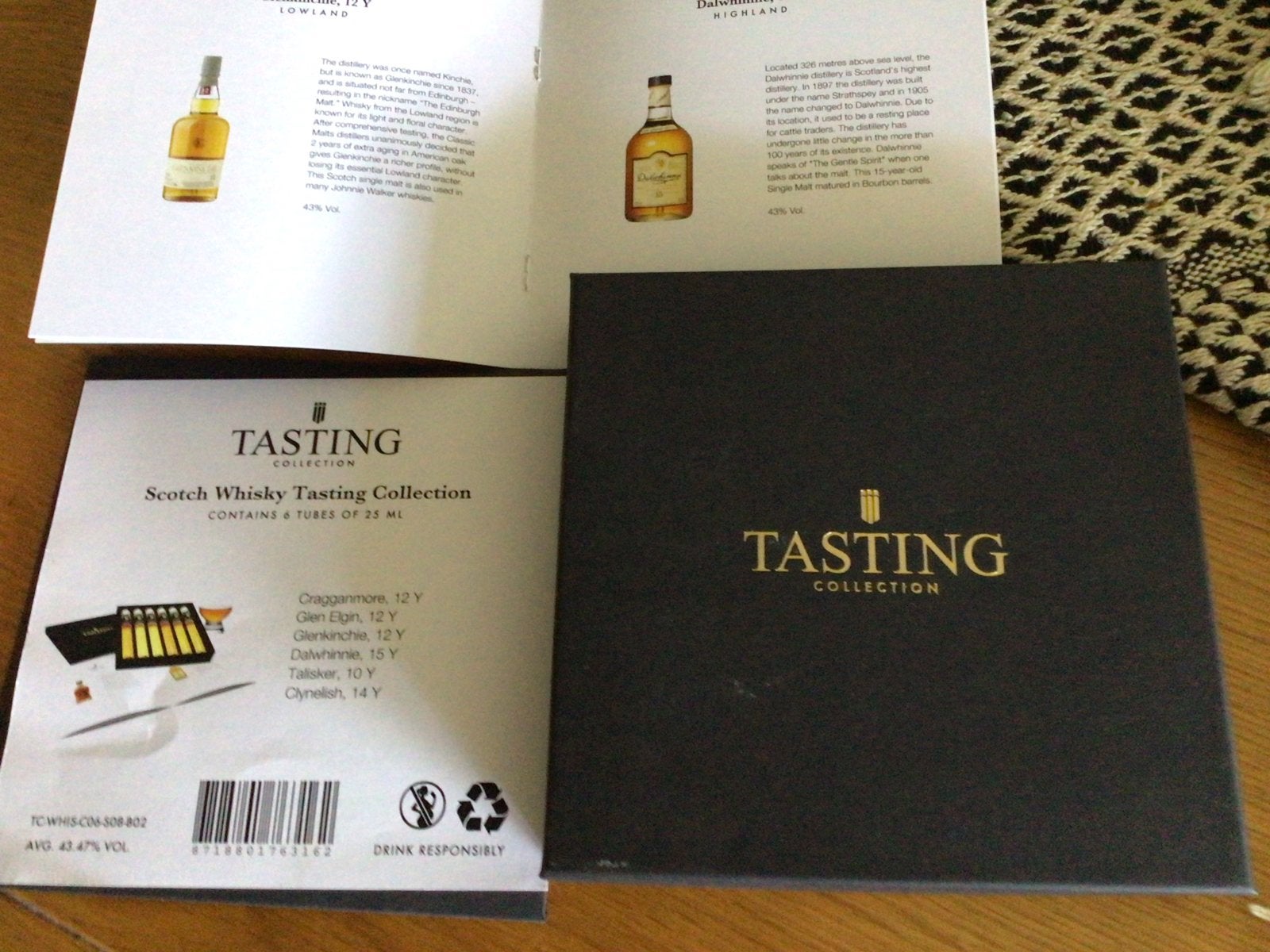 Scotch Whisky Tasting Collection - 6 tubes van 25 ml, Ophalen of Verzenden, Zo goed als nieuw
