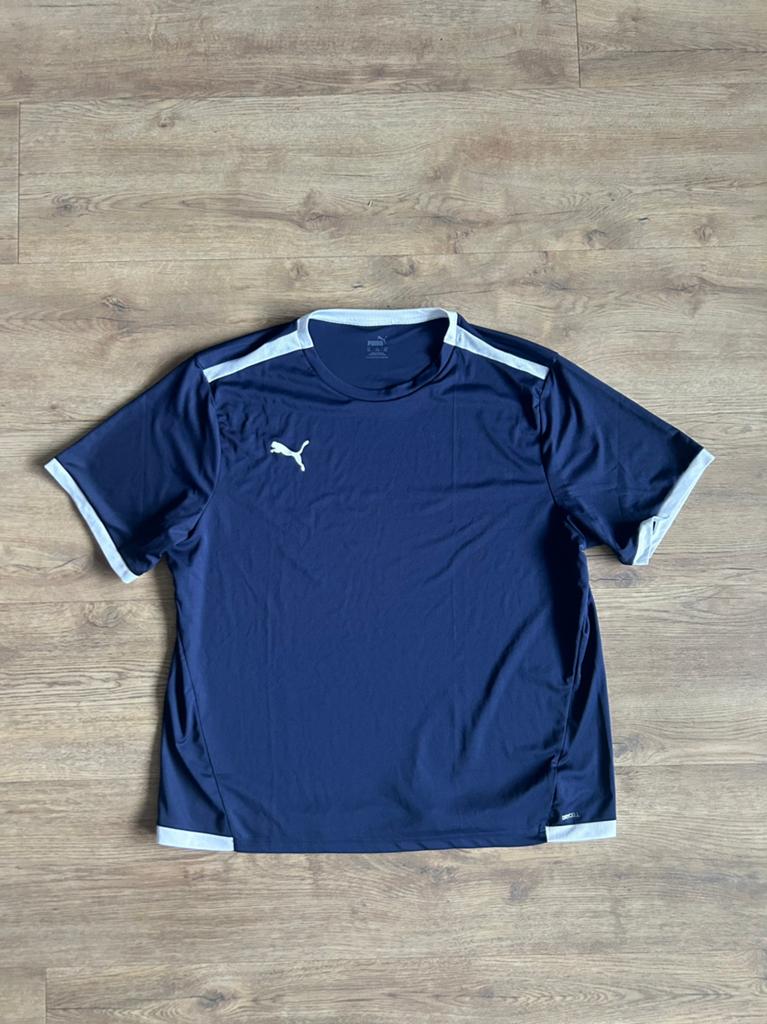 Puma | Heren sportshirt | Maat XXL | Drycell | Teamliga, Blauw, Overige maten, Ophalen of Verzenden, Zo goed als nieuw