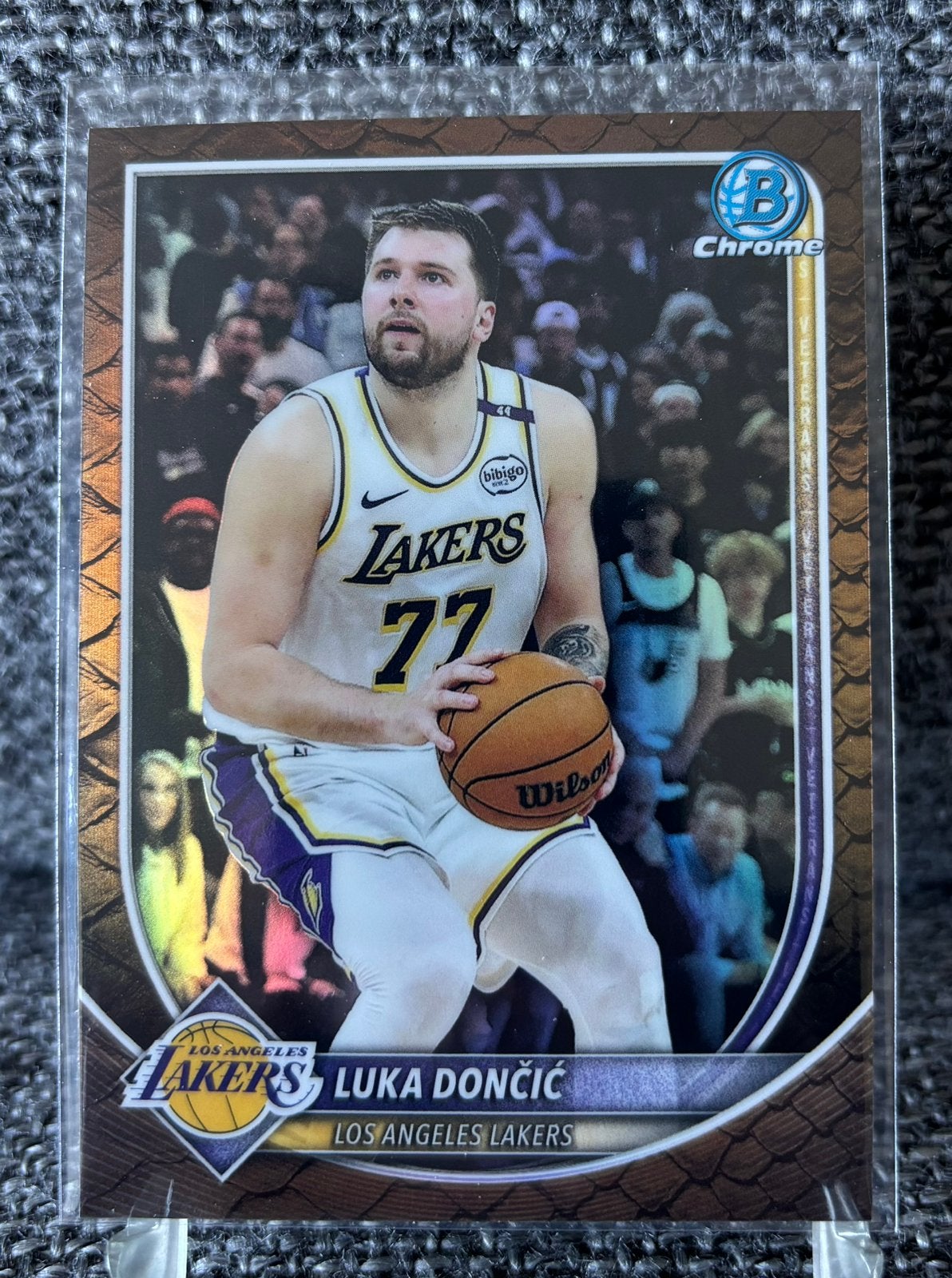 Luka Doncic Los Angeles Lakers Topps Bowman Chrome NBA card, Ophalen of Verzenden, Nieuw, Plaatje
