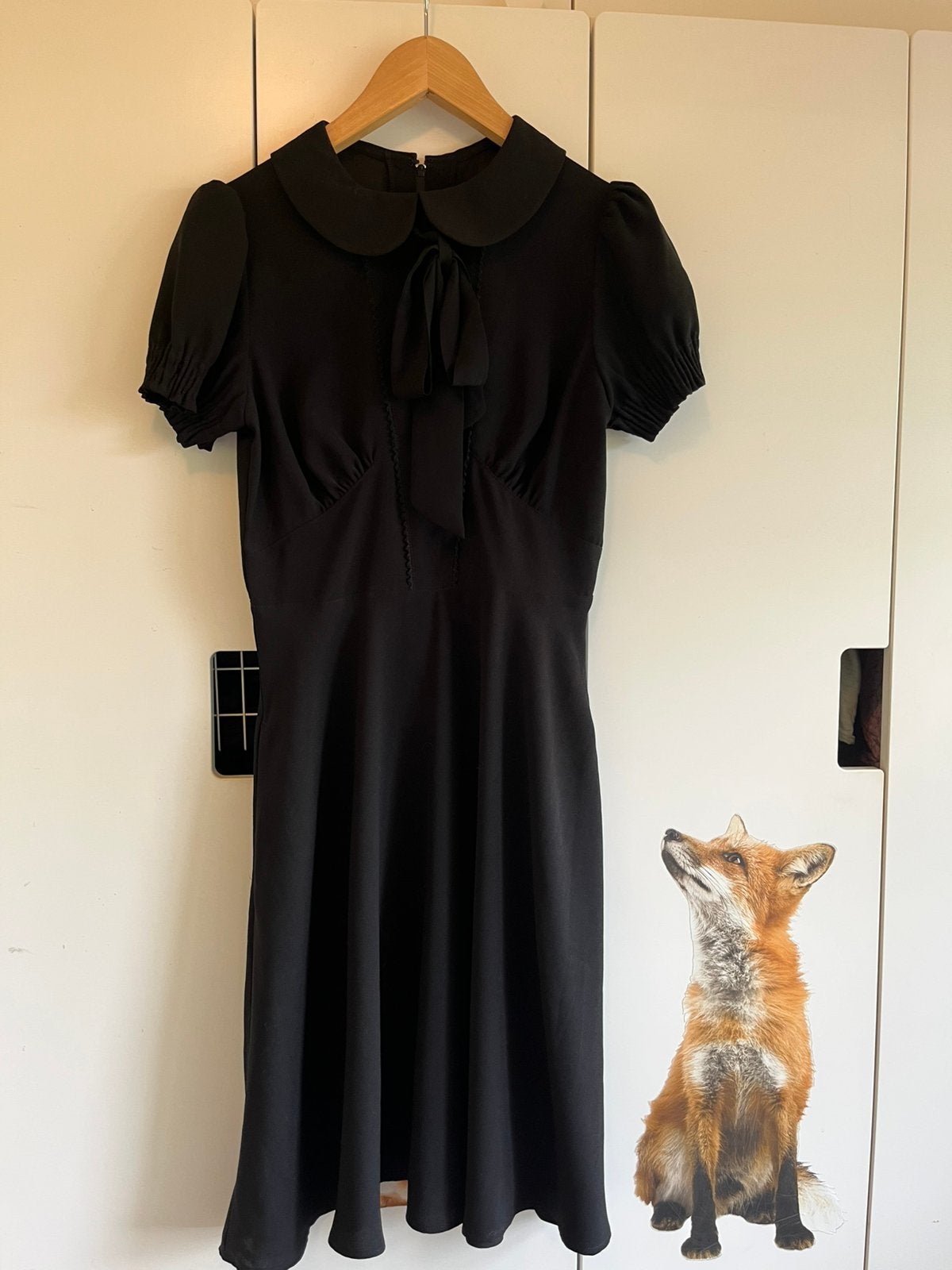 Hell Bunny vintage jurk, Zwart, Nieuw, Ophalen of Verzenden, Maat 36 (S)