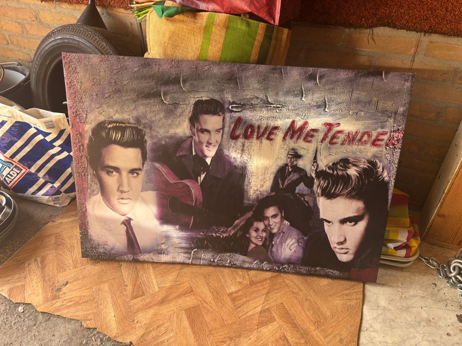 ELVIS PRESLEY, Ophalen, Zo goed als nieuw, Schilderij
