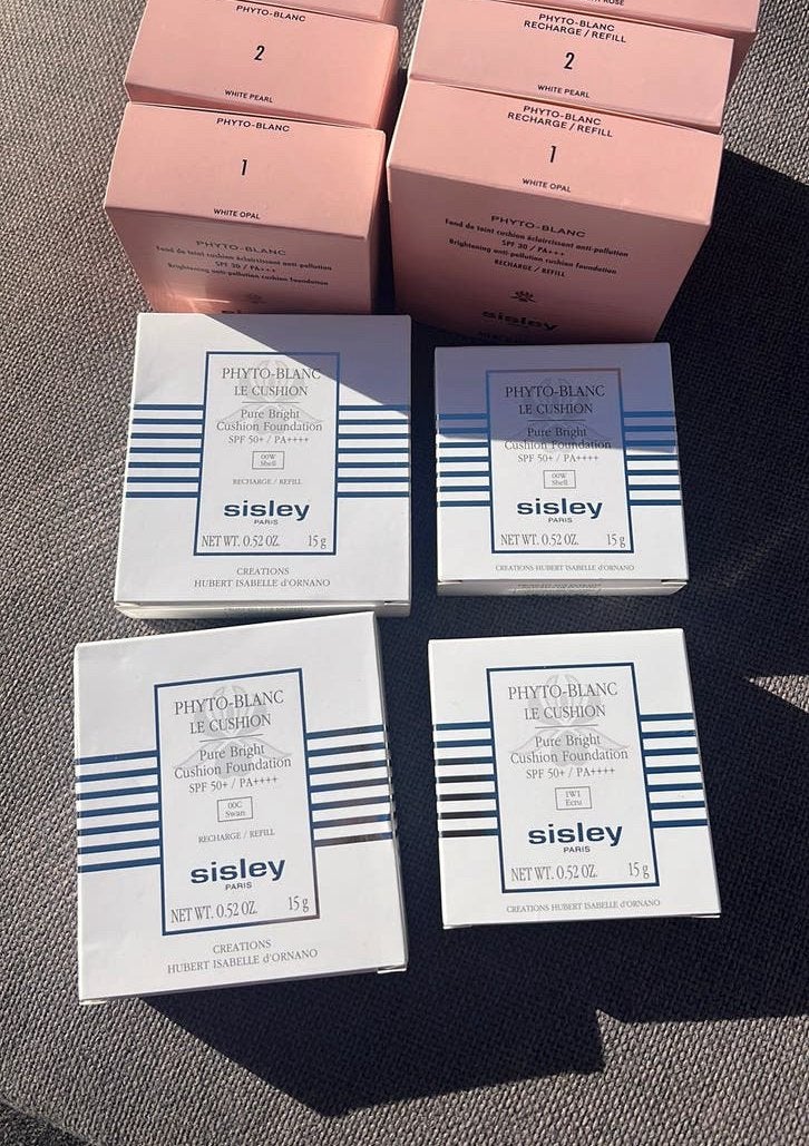 Phyto Blanc Cushion foundation SPF Sisley, Ophalen, Nieuw, Gehele gezicht, Verzorging