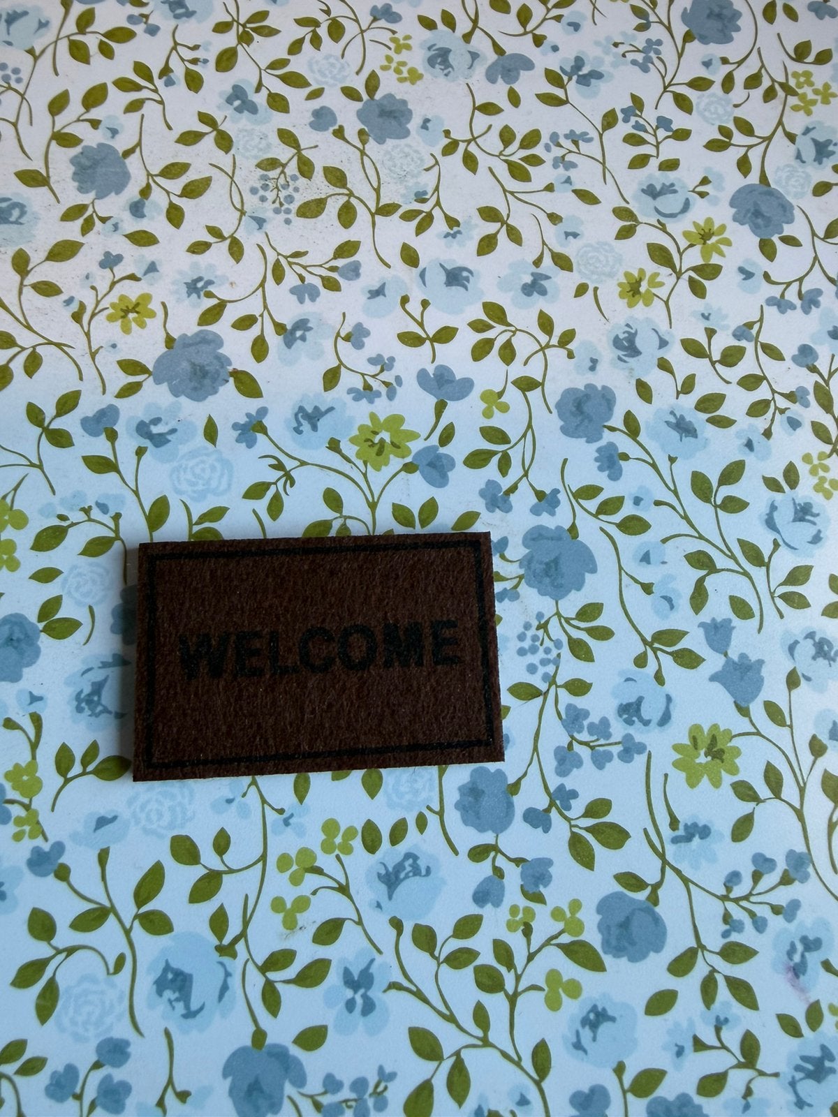 Welkom mat 1:12, Verzamelen, Poppenhuizen en Toebehoren, Ophalen of Verzenden, Nieuw, Poppenhuis