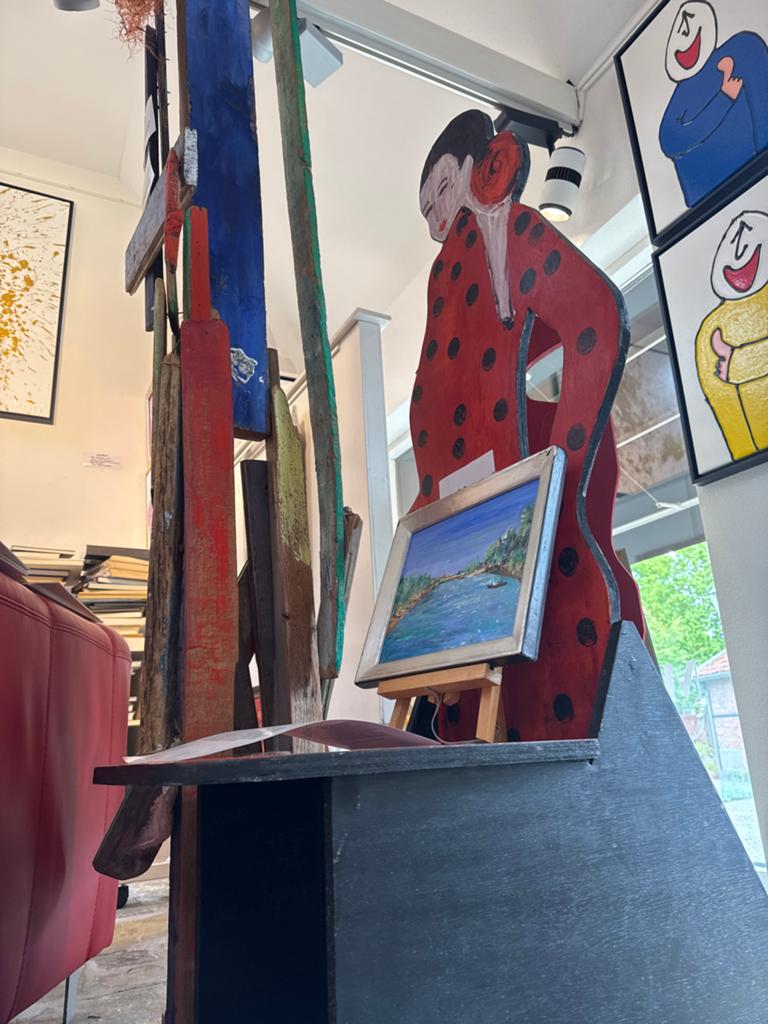 Maya Wildevuur: nu 50% Korting !, Antiek en Kunst, Kunst | Beelden en Houtsnijwerken, Ophalen of Verzenden, 1 meter - 2 meter