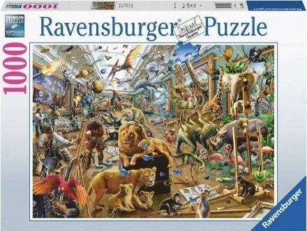Ravensburger - Chaos in de Galerie - 1000 stukjes, Hobby en Vrije tijd, Denksport en Puzzels, Ophalen of Verzenden, 500 t/m 1500 stukjes