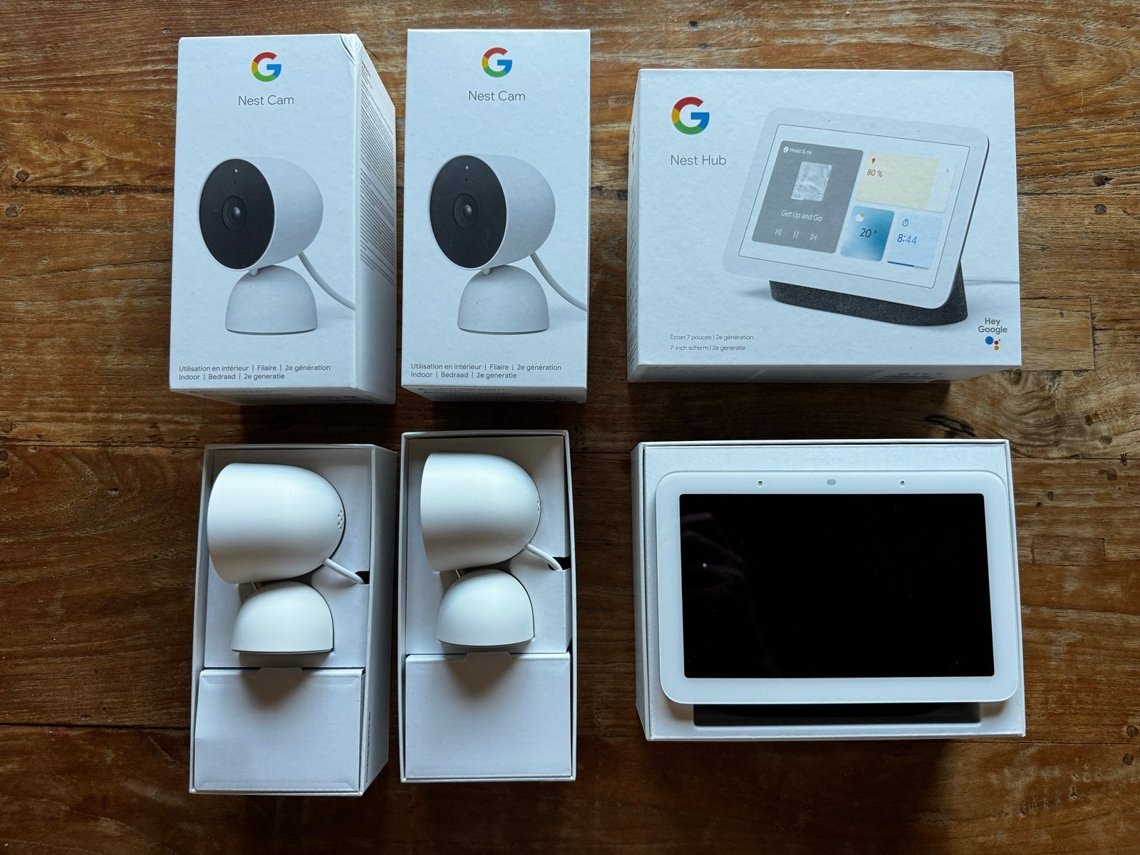 Google Nest Cam / Google Nest Hub, Ophalen of Verzenden, Zo goed als nieuw, Binnencamera
